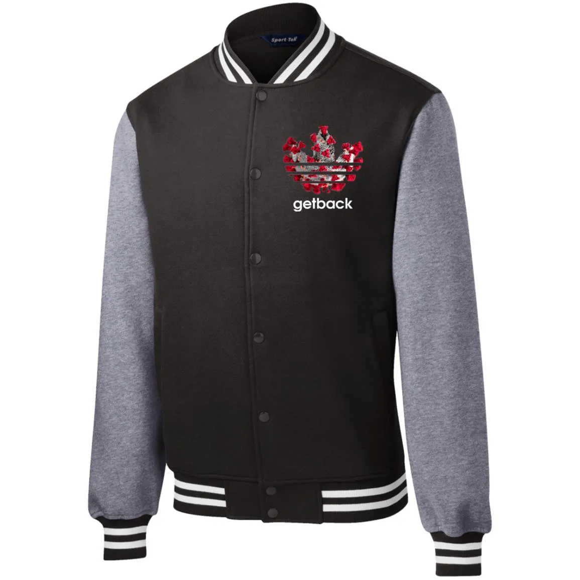 Corona Get Back - Embroidered Letterman Jacket