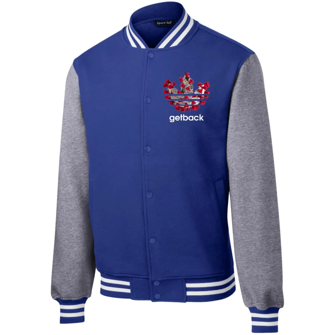Corona Get Back - Embroidered Letterman Jacket
