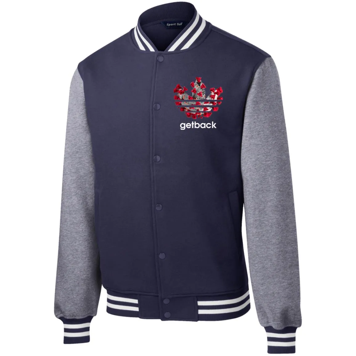 Corona Get Back - Embroidered Letterman Jacket