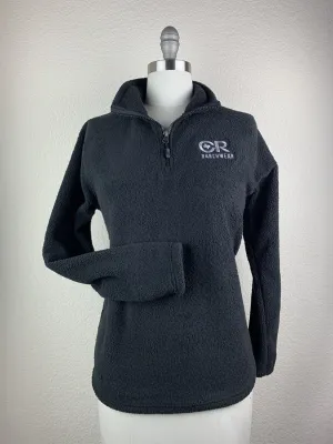 CR Women's Black Sherpa 1/2 Zip