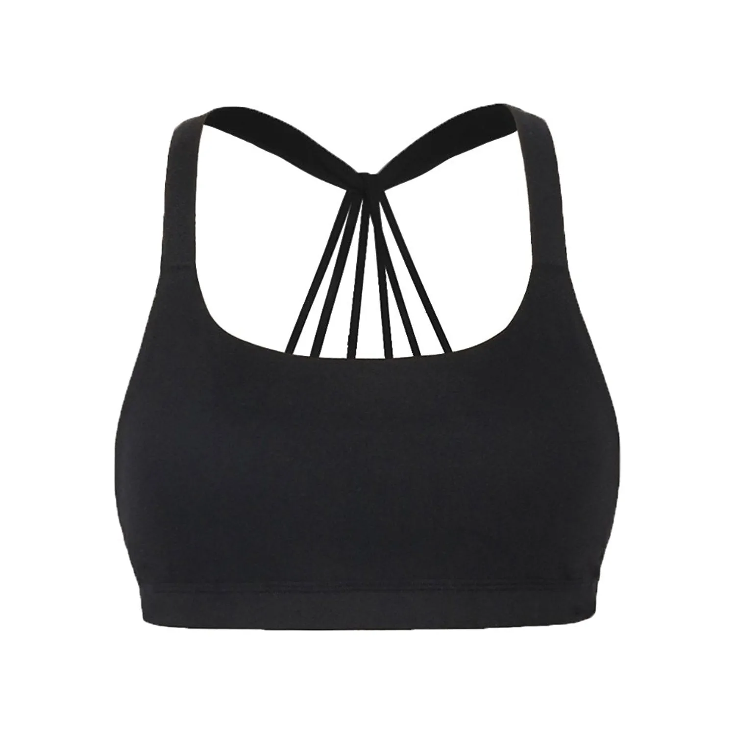 Cross Back Strapy Fitness Yoga Jogging Bras Crop Top