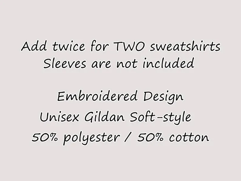 Custom Embroidered Roman Numeral Crewneck, Couples Gifts, Anniversary gift, Matching Couples shirt, Couple Shirt Initial On Sleeve, hoodie