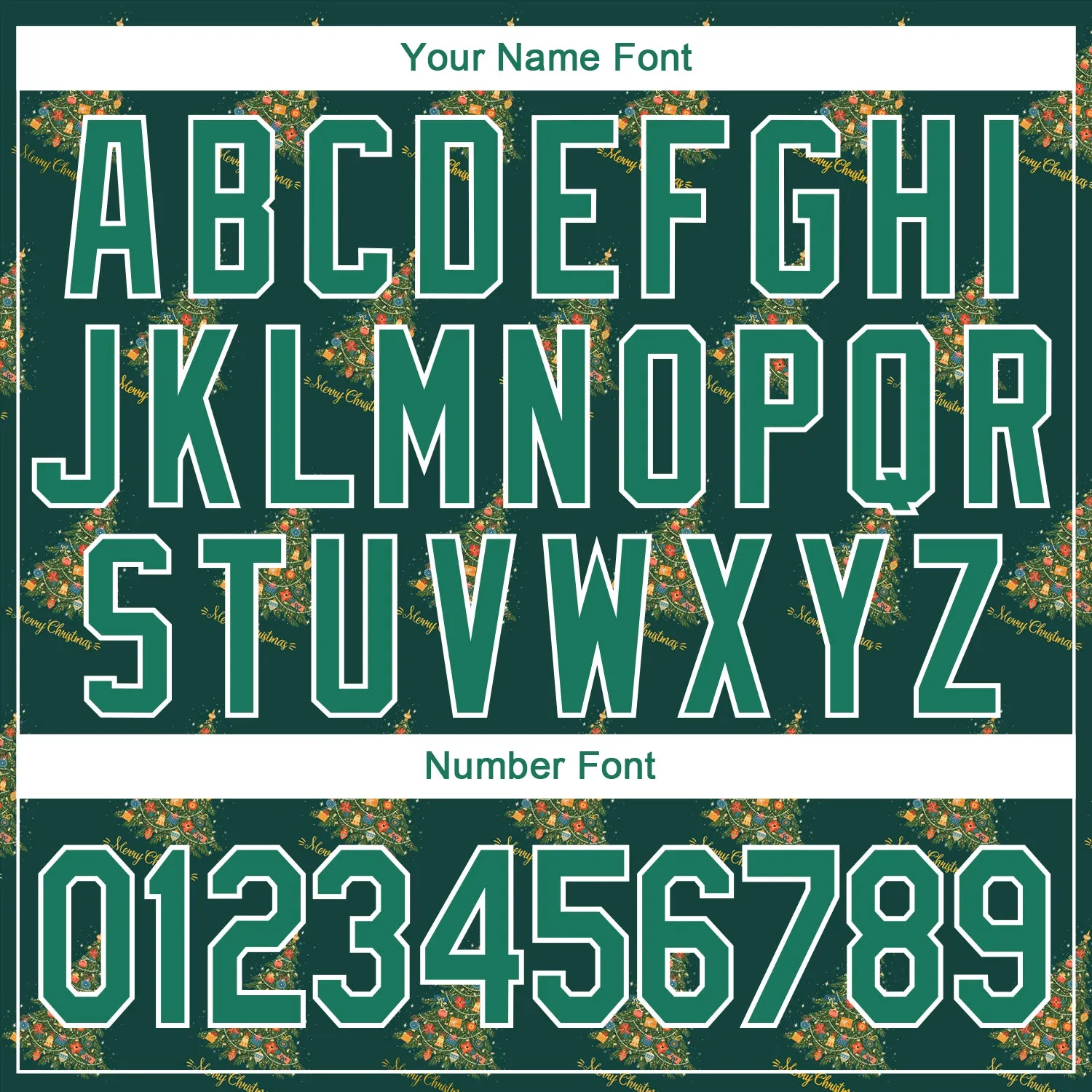 Custom Stitched Kelly Green Kelly Green-White Christmas 3D Sports Pullover Sweatshirt Hoodie