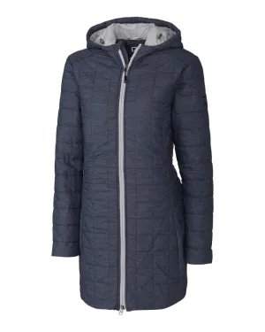 Cutter & Buck Rainier PrimaLoft® Womens Eco Insulated Hooded Long Coat
