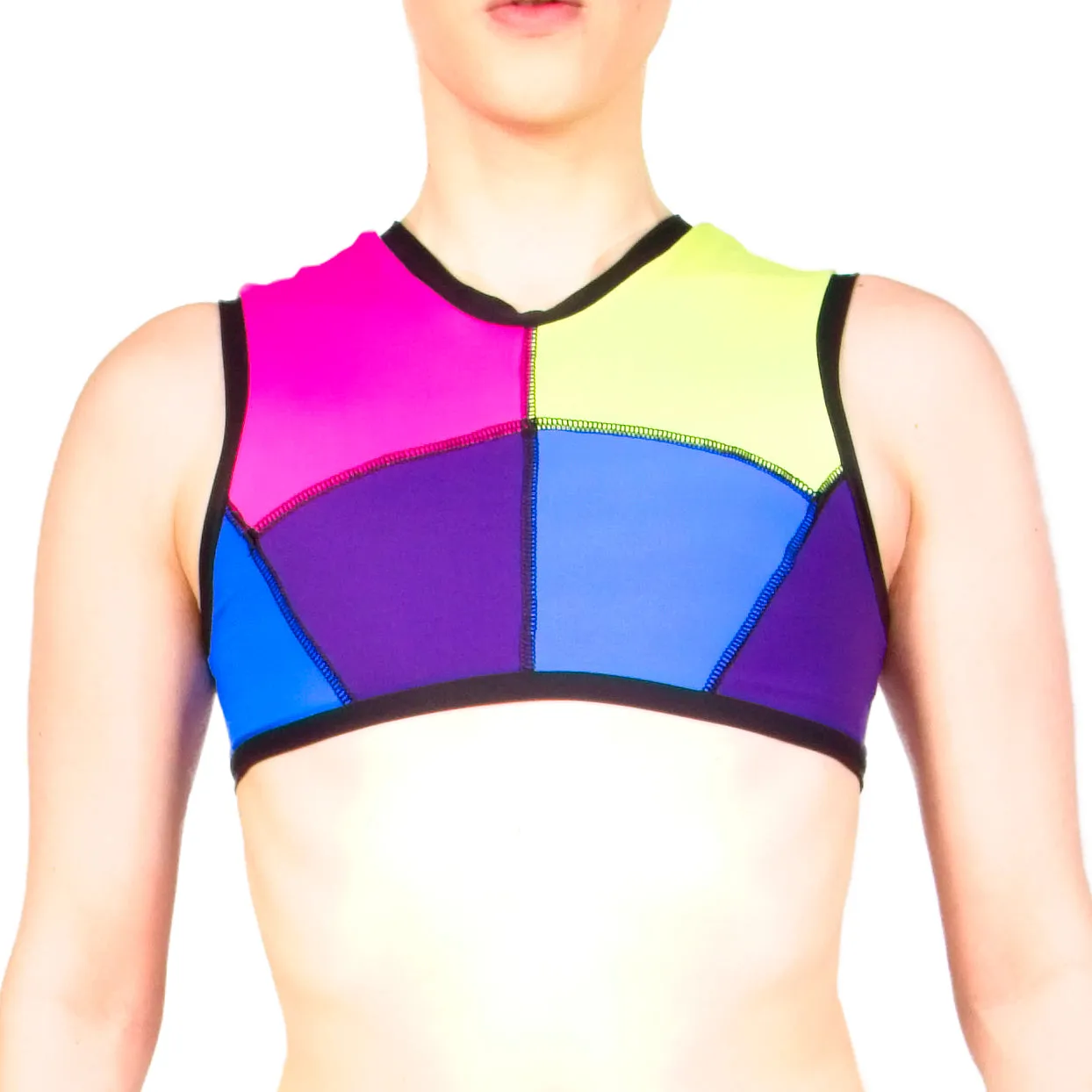 Damian Top - Black / Green