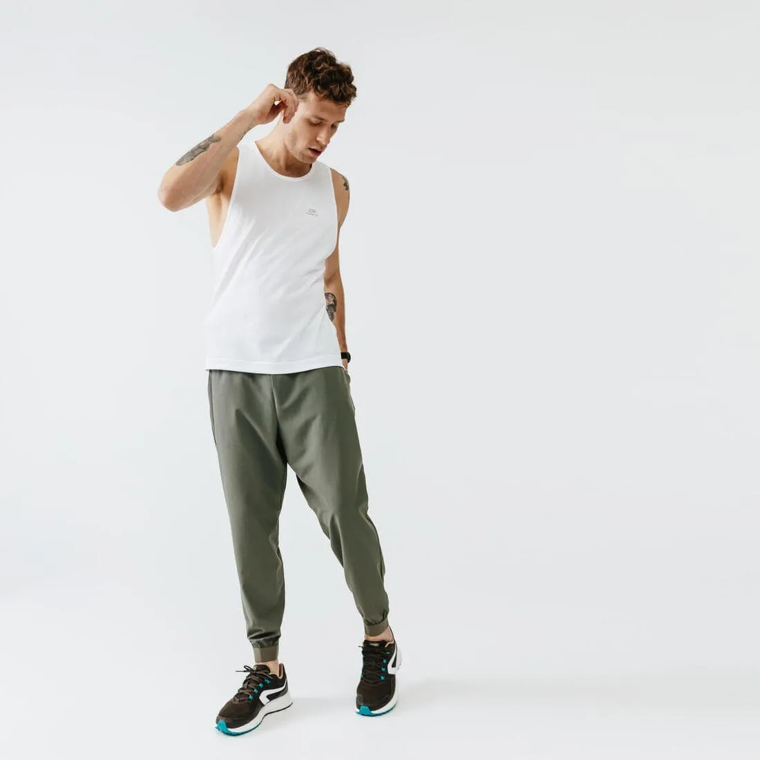 Débardeur running respirant homme - Dry noir
