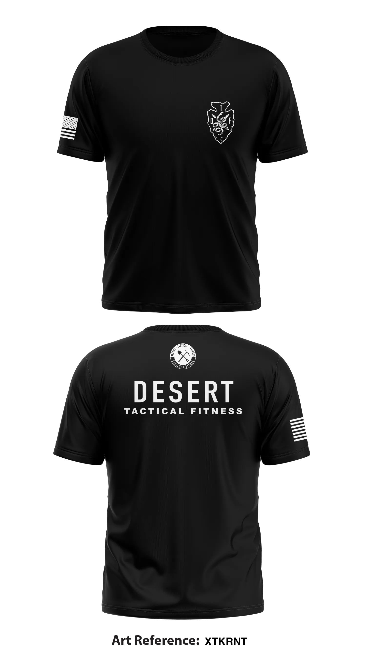 Desert Tactical Fitness Store 1 Core Men's SS Performance Tee - xtKrNT