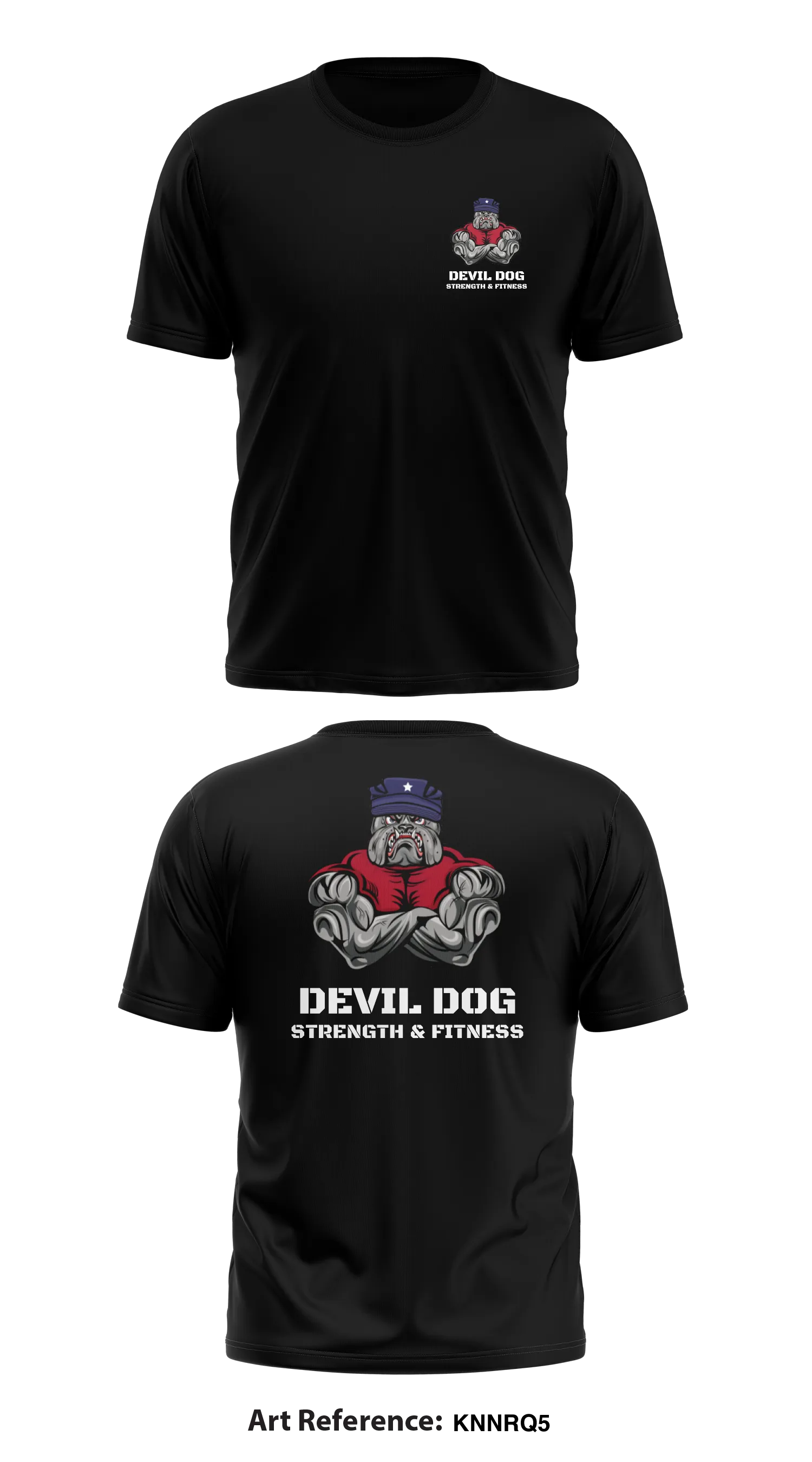 Devil Dog Strength And Fitness  Store 1 Core Men's SS Performance Tee - KnnRQ5