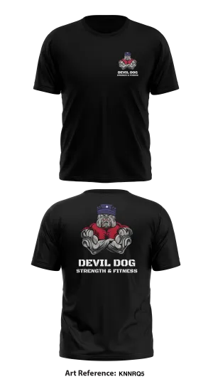 Devil Dog Strength And Fitness  Store 1 Core Men's SS Performance Tee - KnnRQ5