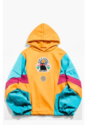 Don’t Stress Meowt Color-Block Hoodie