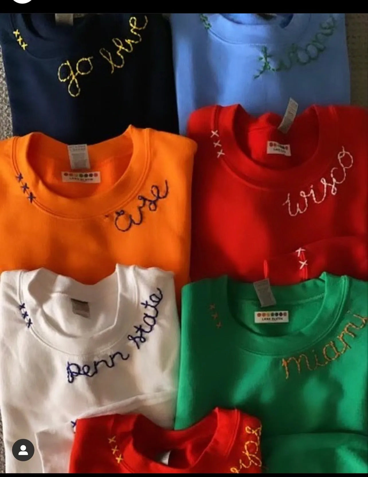 Embroidered Crewneck Sweatshirt