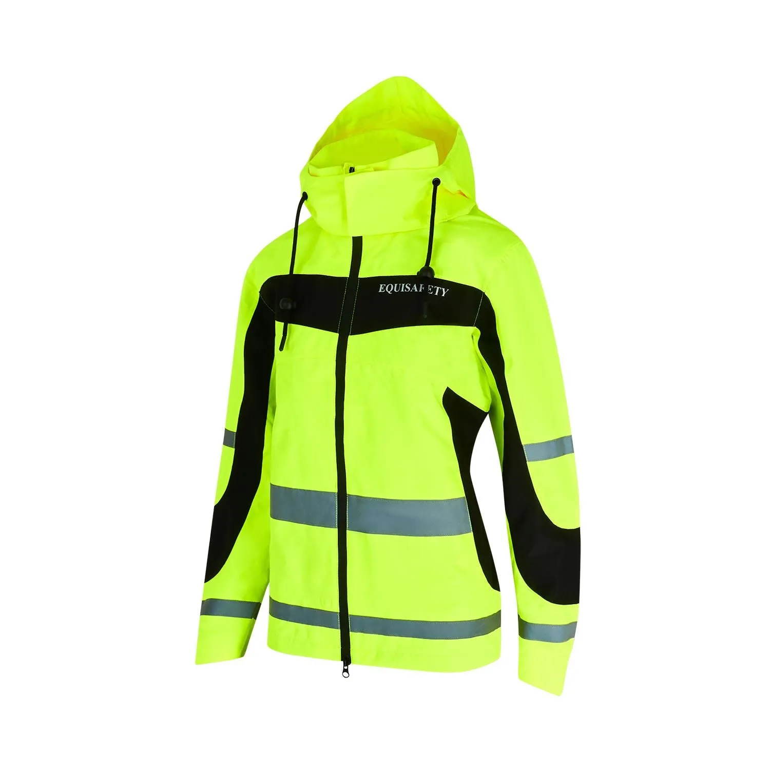 Equisafety Hi-Vis Lightweight Waterproof Jacket