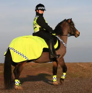 Equisafety Polite Hi-Vis Waterproof Wrap Around Rug