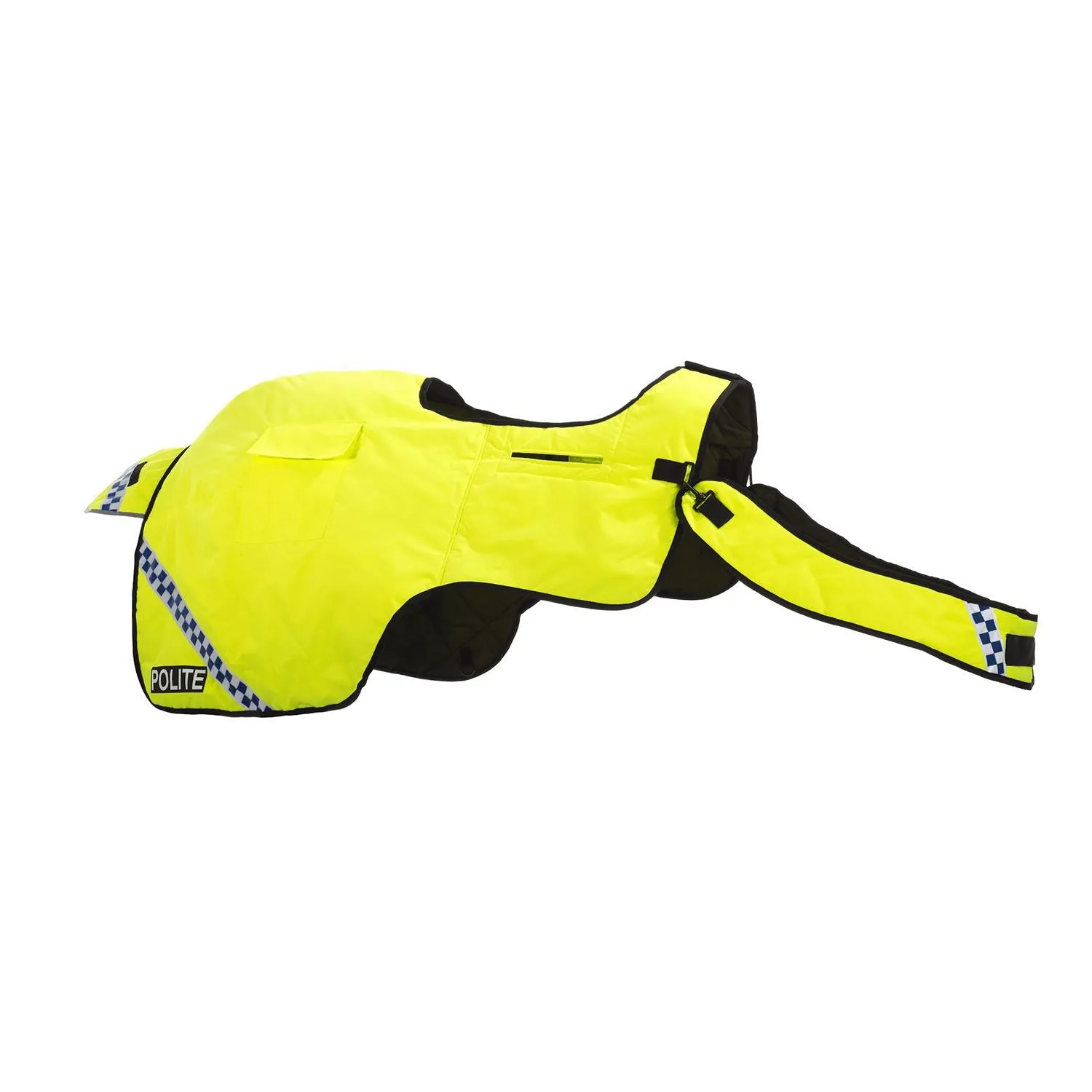 Equisafety Polite Hi-Vis Waterproof Wrap Around Rug