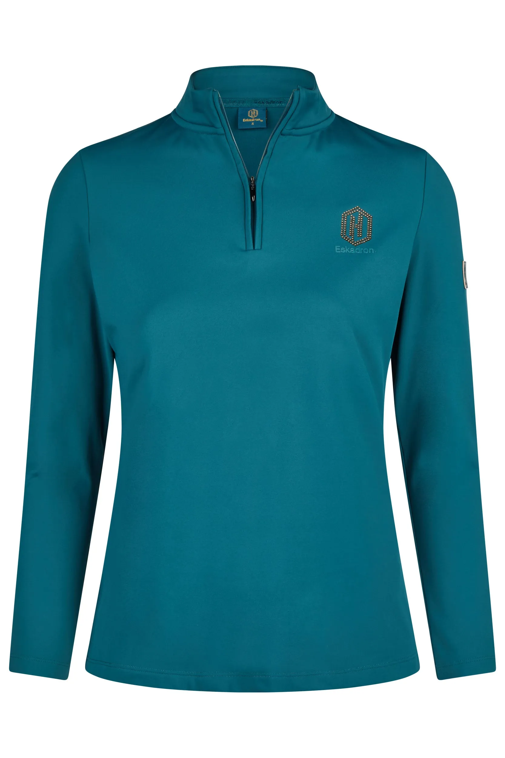 Eskadron Heritage Vintage green half zip shirt