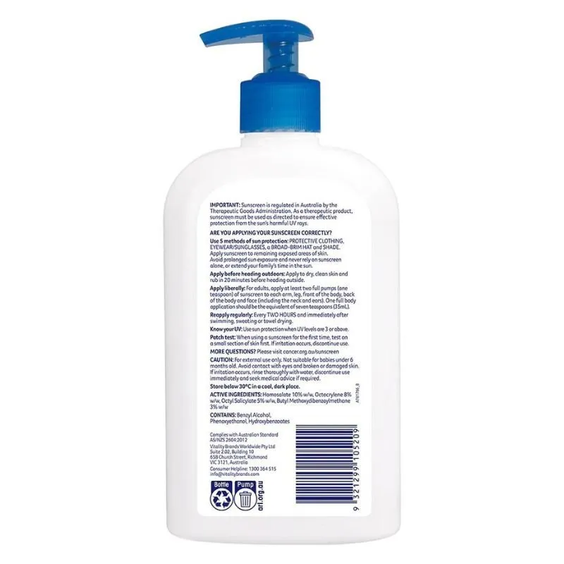[Expiry: 07/2026] Cancer Council Ultra Pump Sunscreen SPF 50  500mL