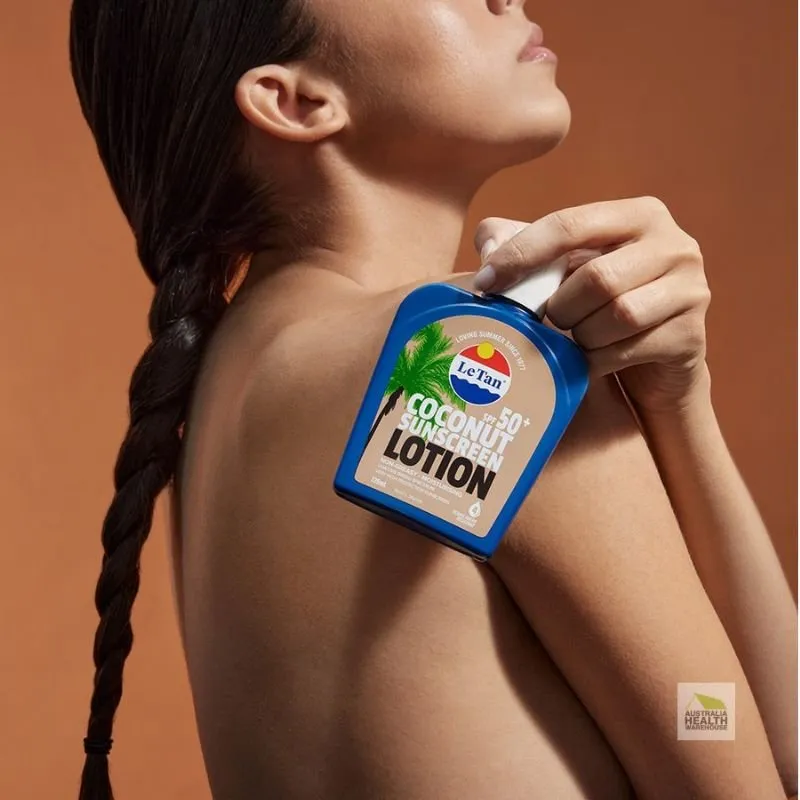 [Expiry: 10/2025] Le Tan SPF 50  Coconut Sunscreen Lotion 125mL
