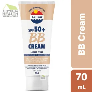 [Expiry: 12/2026] Le Tan SPF 50  BB Cream Light Tint 70mL