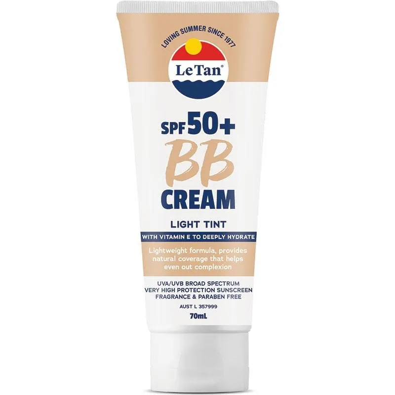 [Expiry: 12/2026] Le Tan SPF 50  BB Cream Light Tint 70mL