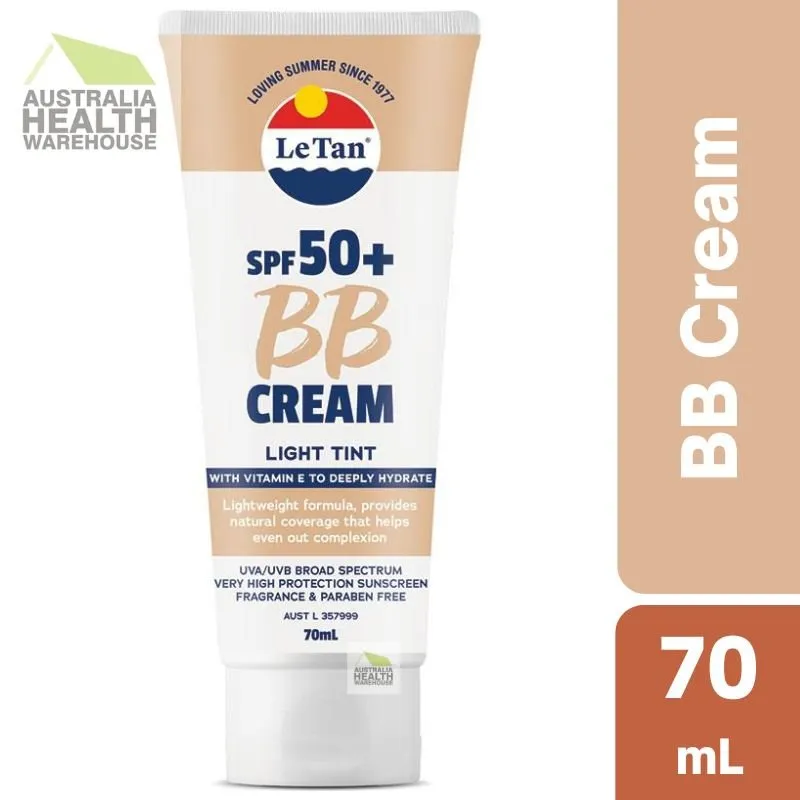 [Expiry: 12/2026] Le Tan SPF 50  BB Cream Light Tint 70mL