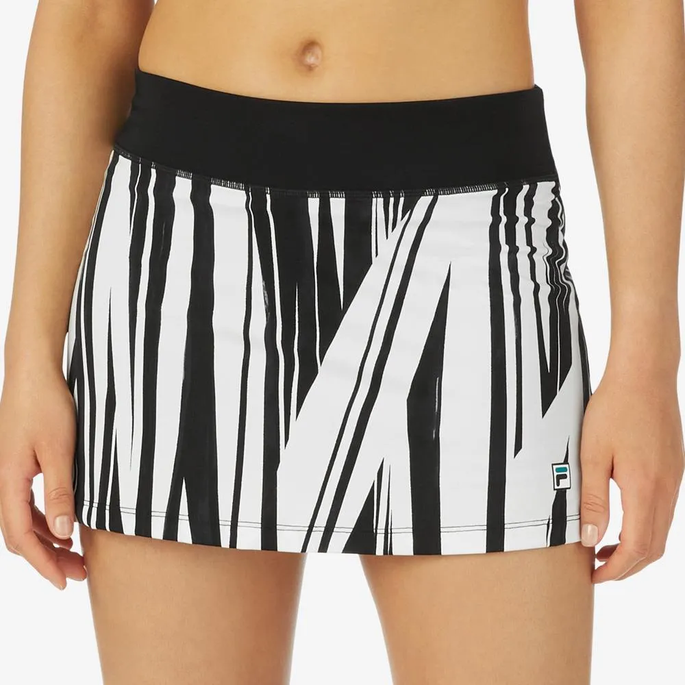 Fila Women's LA Finale A-Line Skort- Shattered Black