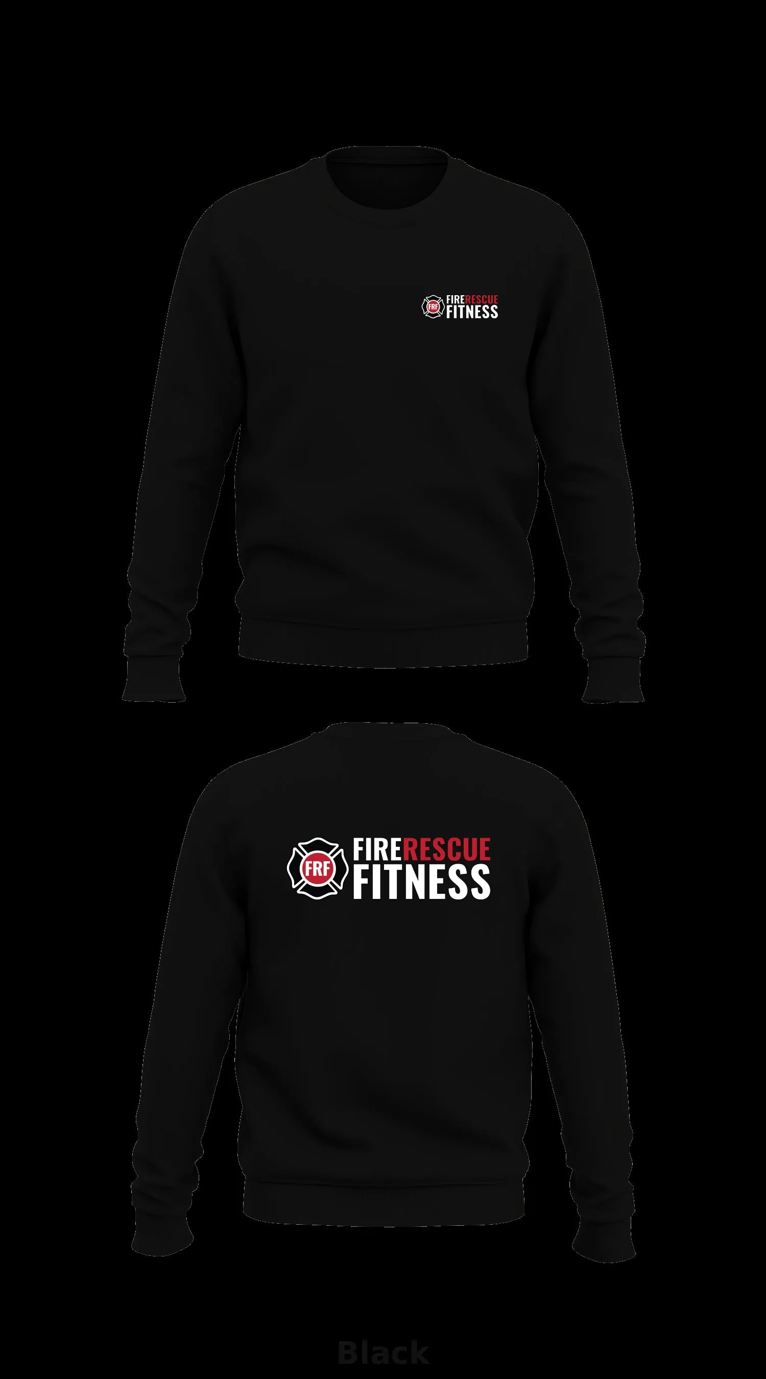 Fire Rescue Fitness Store 1 Core Men's Crewneck Performance Sweatshirt - 97069602444