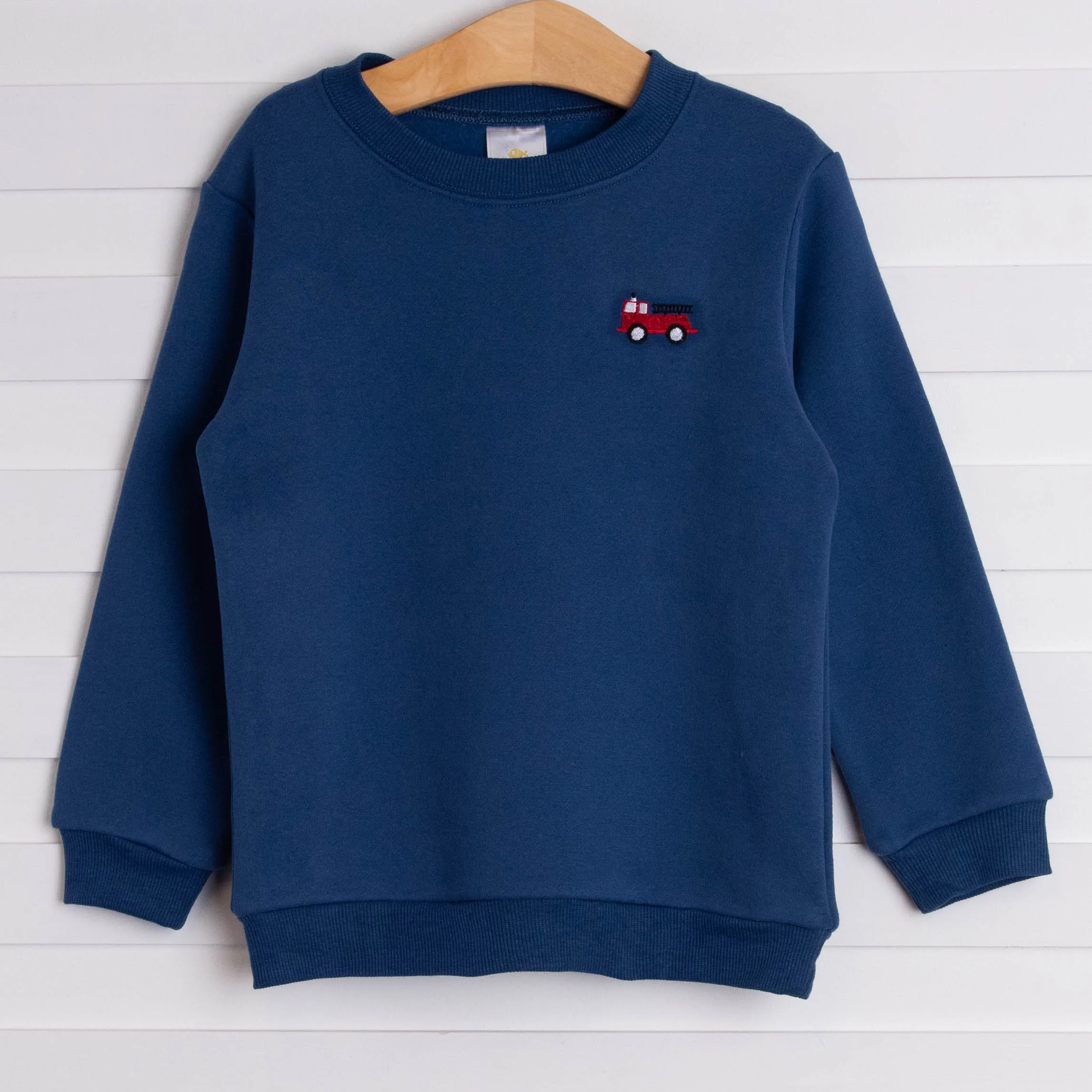 Firetruck Sweatshirt, Navy