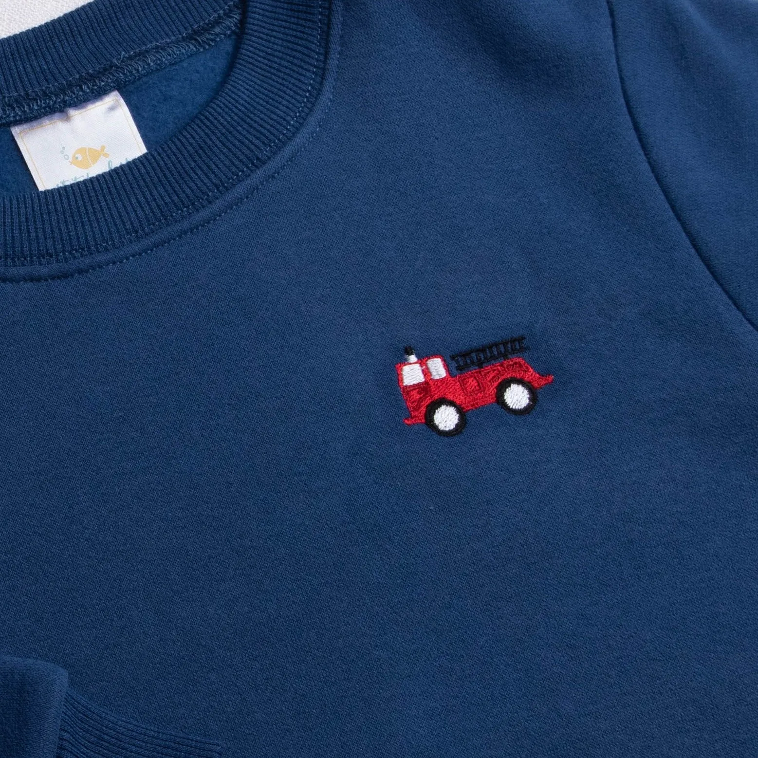 Firetruck Sweatshirt, Navy