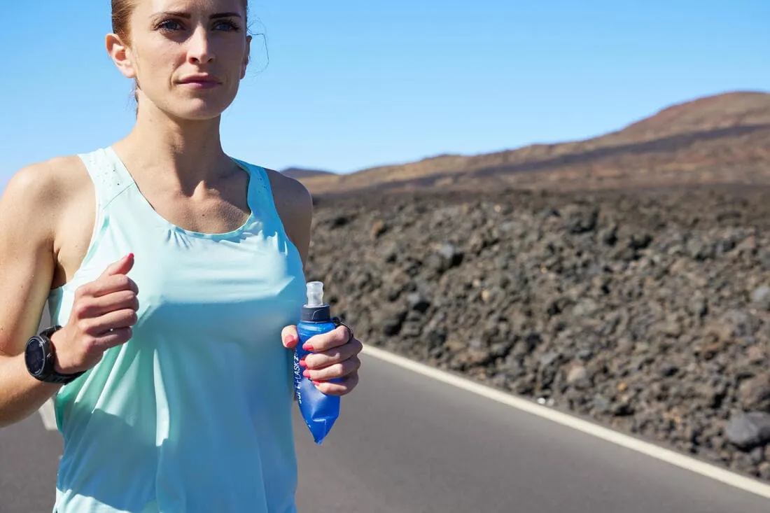 FLASQUE SOUPLE DE RUNNING 250 ML BLEUE