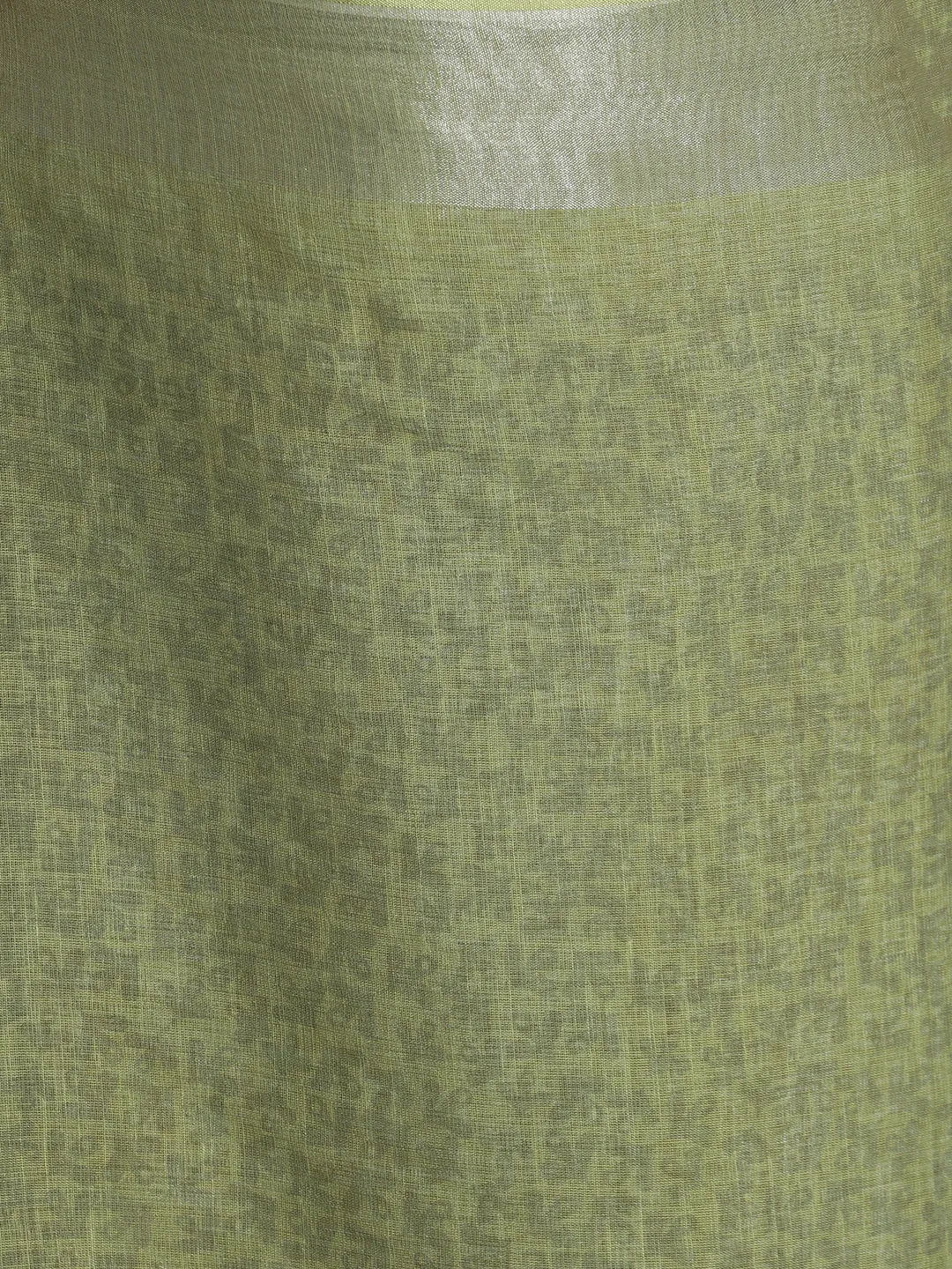 Floral Printed Daily Wear Pure Linen Beige Saree