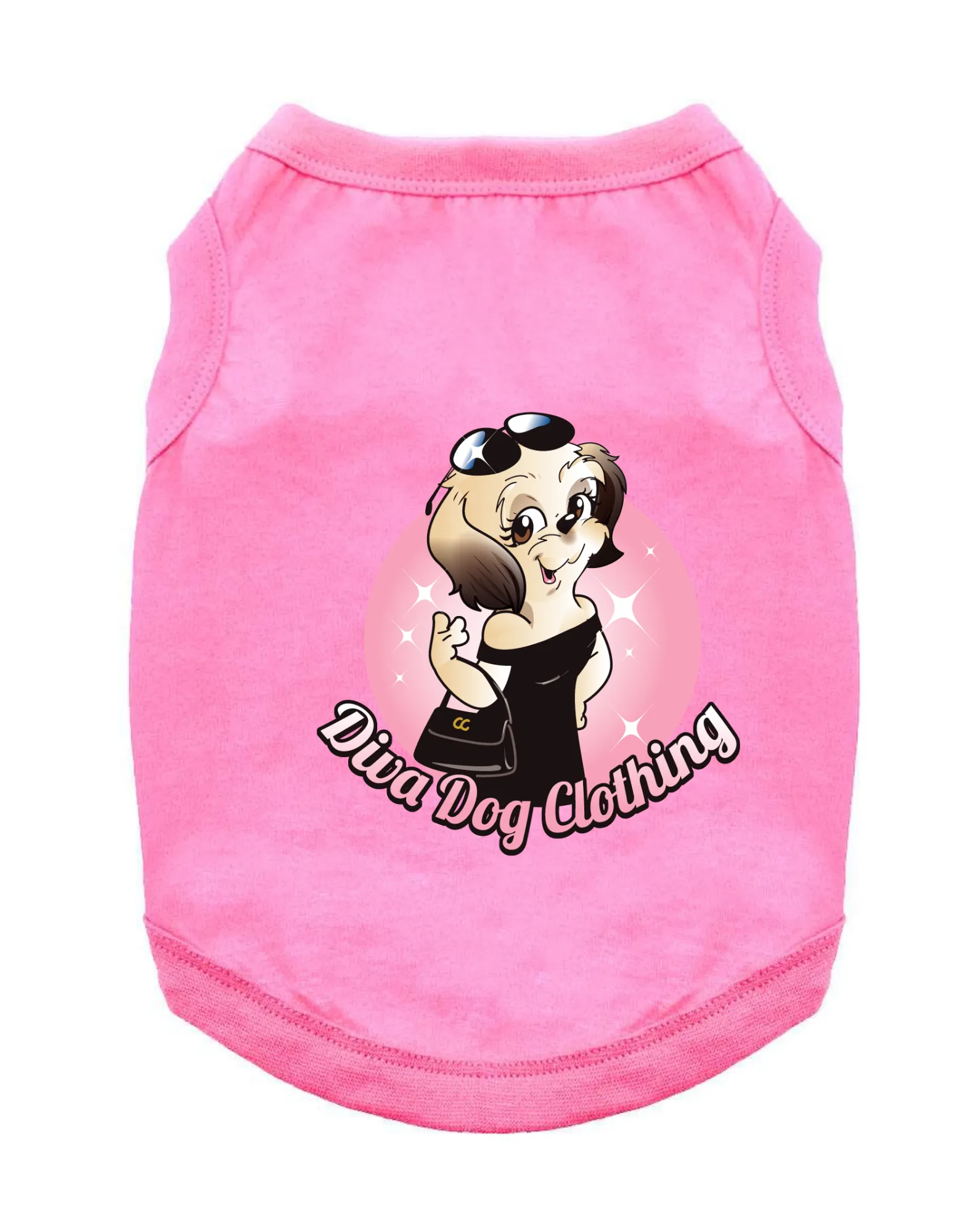 Funny Graphic Dog T- Shirt: Diva Dog Clothing