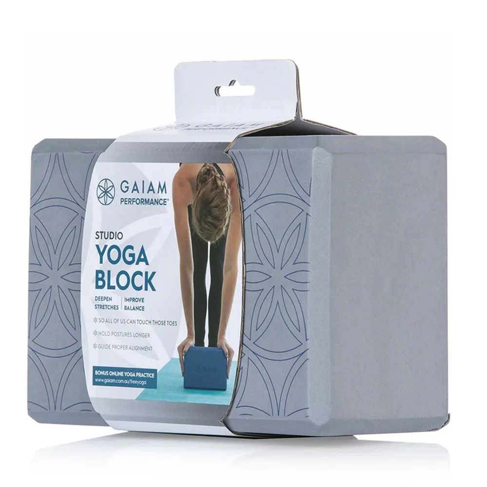 Gaiam Performance Printed Yoga Block