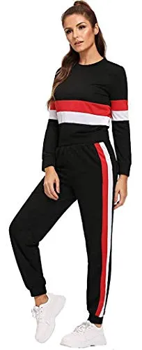 Galani Yoga Suit For Sports Gym Dancing Workout Aerobic Fitness Breathable Fabric Top & Leggings For Women Comfortable Ankle-Length Yoga Wear (Black, L)