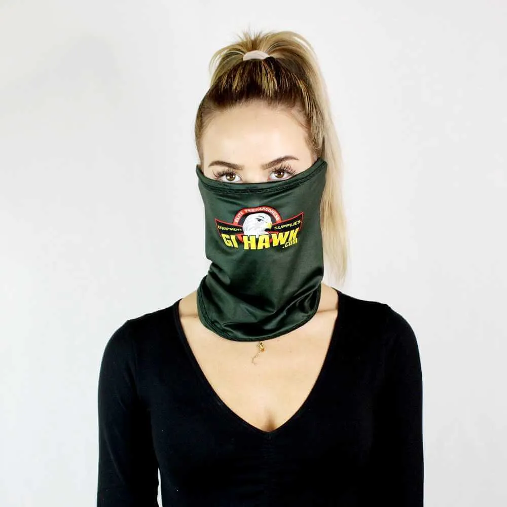 GI Hawk Blubandoo Designed Bandoogator Neck/Face Mask for Safe Social Distancing