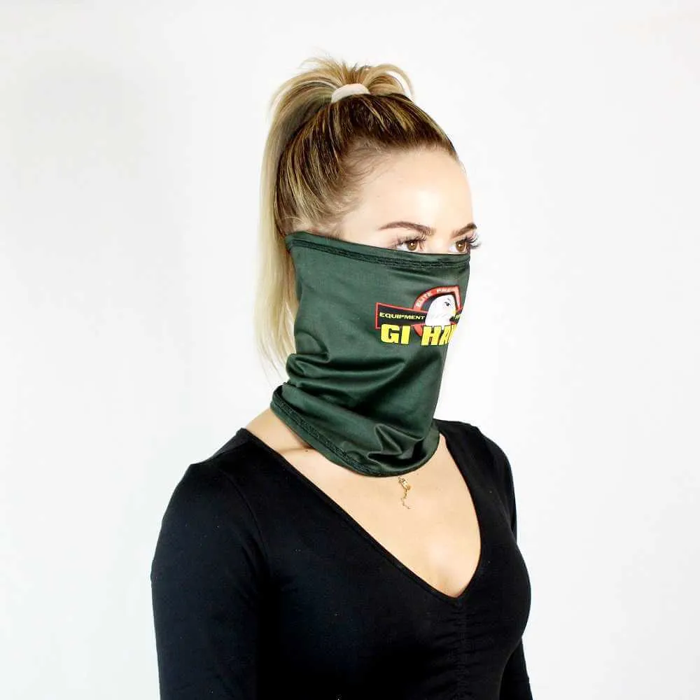 GI Hawk Blubandoo Designed Bandoogator Neck/Face Mask for Safe Social Distancing