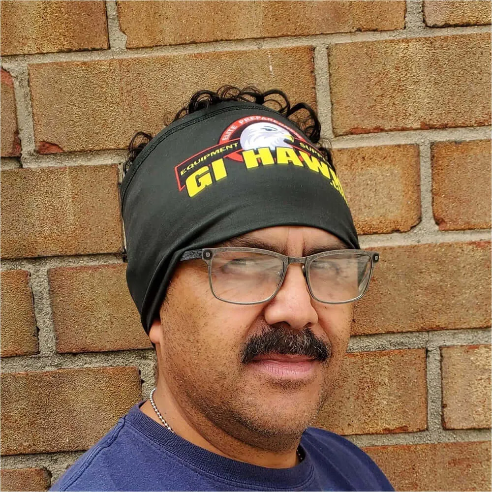 GI Hawk Blubandoo Designed Bandoogator Neck/Face Mask for Safe Social Distancing