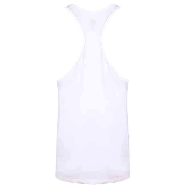 Golds Gym Muscle Joe Premium Stringer - White