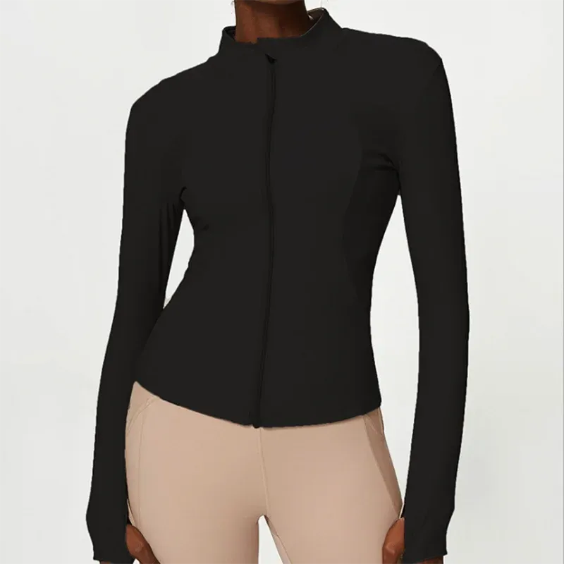 Gym Jacket With Thumb Holes