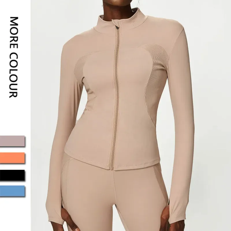 Gym Jacket With Thumb Holes