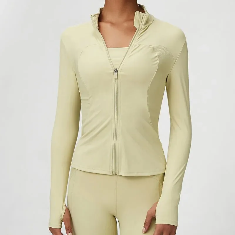 Gym Jacket With Thumb Holes