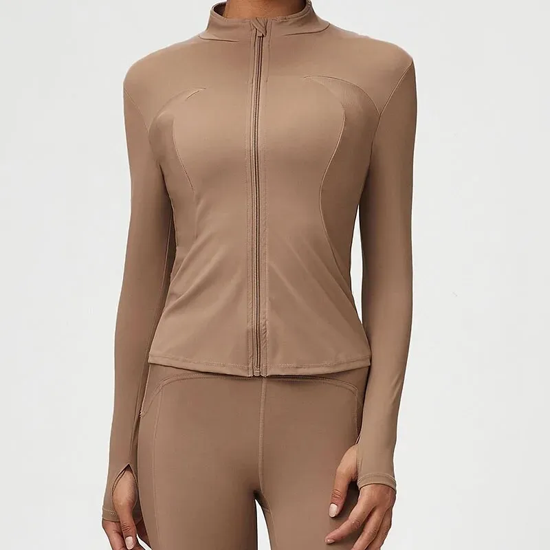 Gym Jacket With Thumb Holes