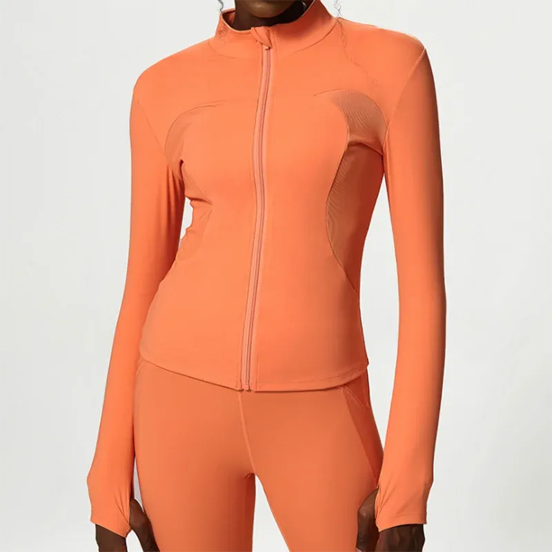Gym Jacket With Thumb Holes