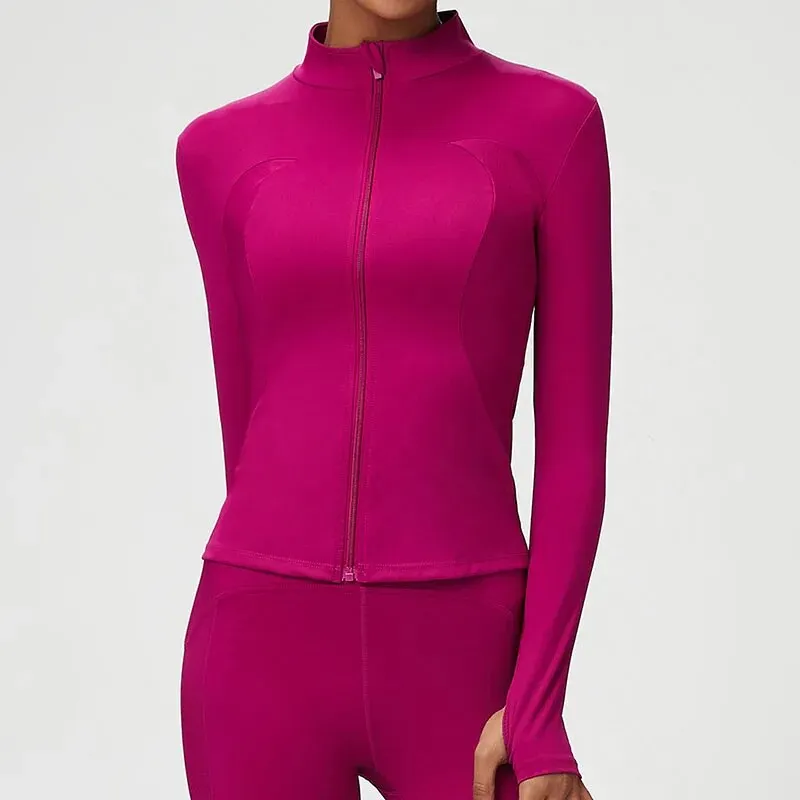 Gym Jacket With Thumb Holes