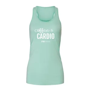 GYM MAMA COFFEE & CARDIO FLOWY RACER VEST