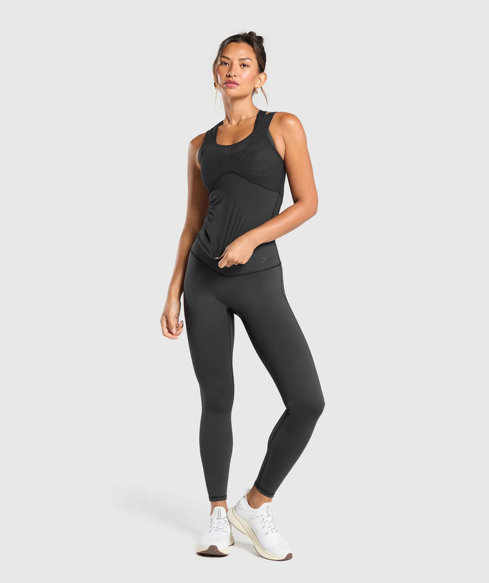Gymshark Elevate Shelf Tank - Black