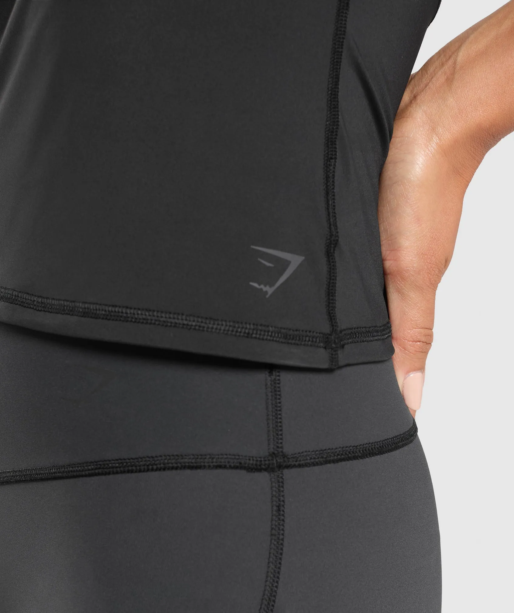 Gymshark Elevate Shelf Tank - Black