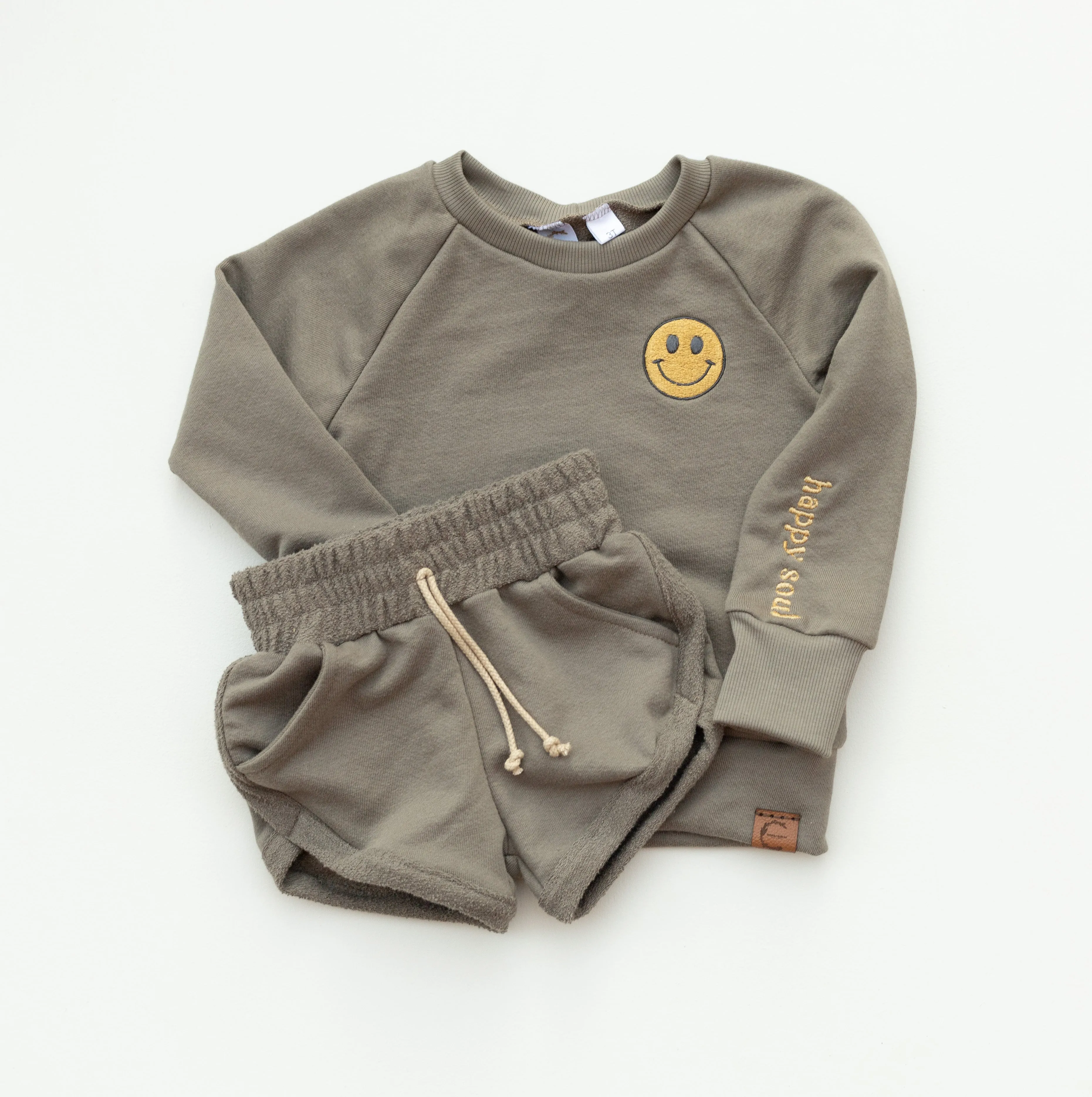 Happy Soul Smiley Raglan Sweatshirt