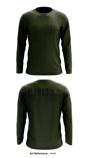 Harpers Elite Fitness Store 1 Core Men's LS Performance Tee - a4jVIN