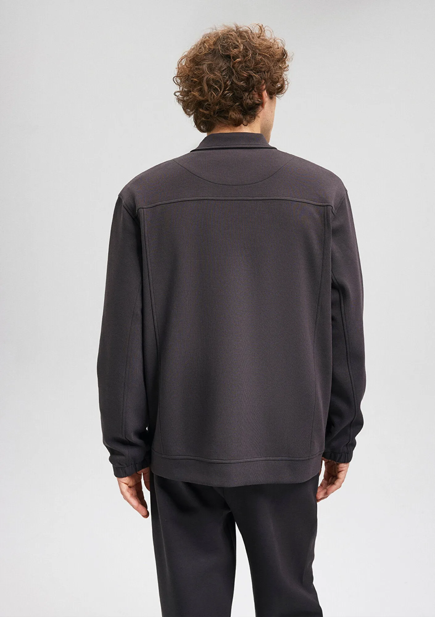 Hooded Black Zip Up Sweatshirt