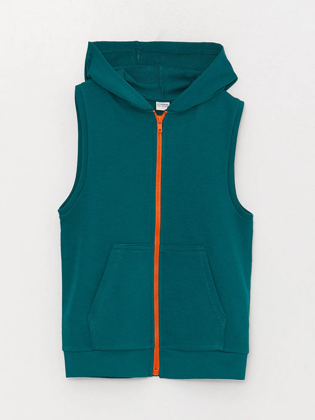 Hooded Boys Zippered Vest